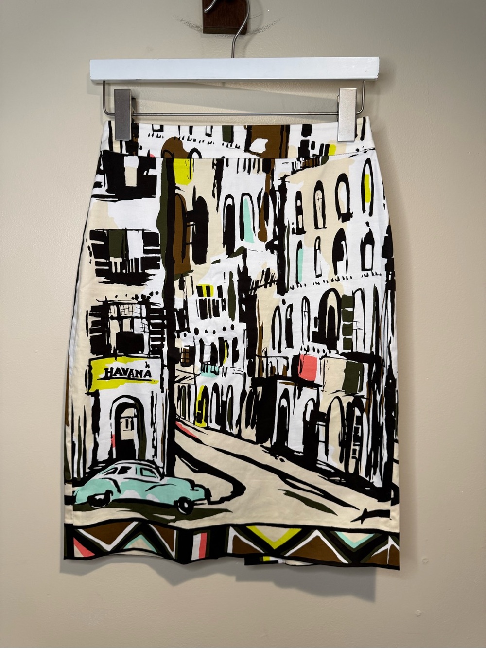Kate Spade Havana Landscape Pencil Skirt - Picture 5 of 13